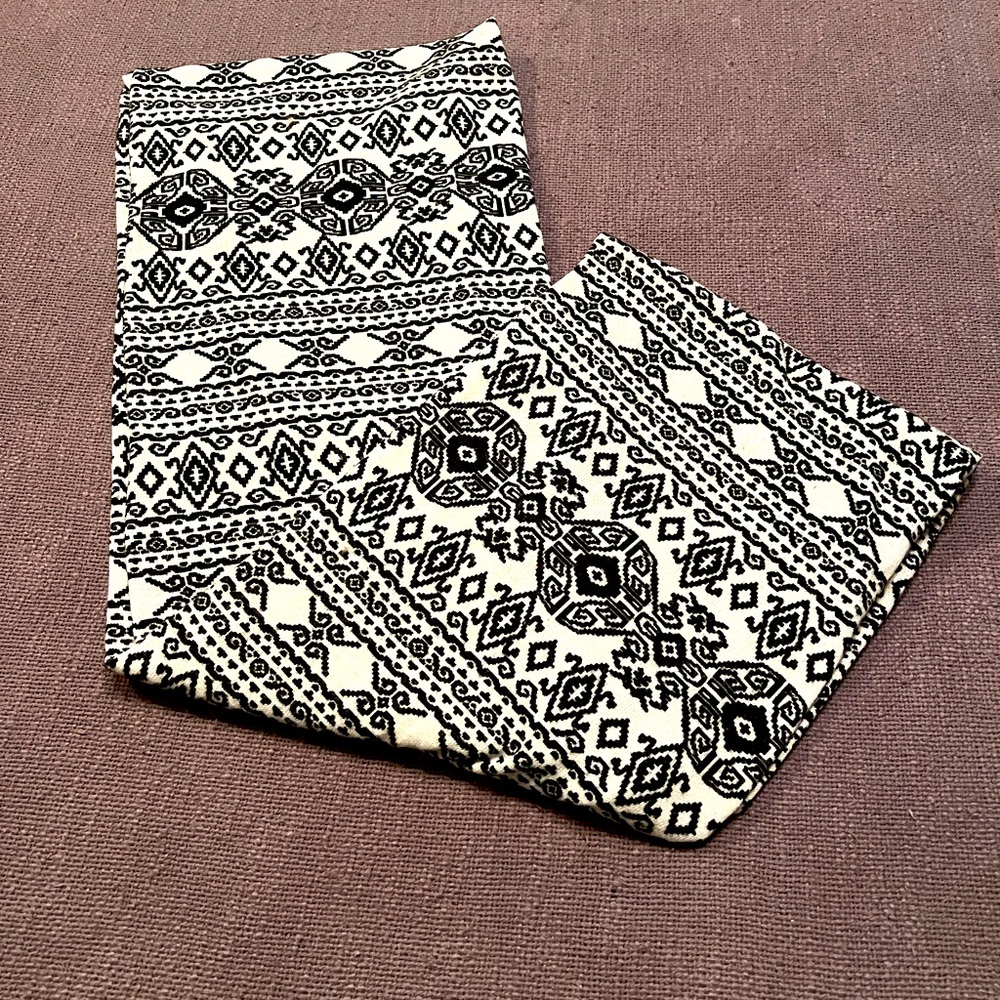 Boho Patterned Infinity Scarf